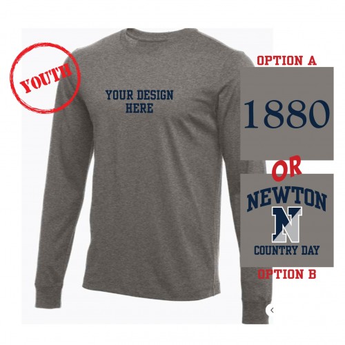 Nike Youth L/S Legend (D. Grey)